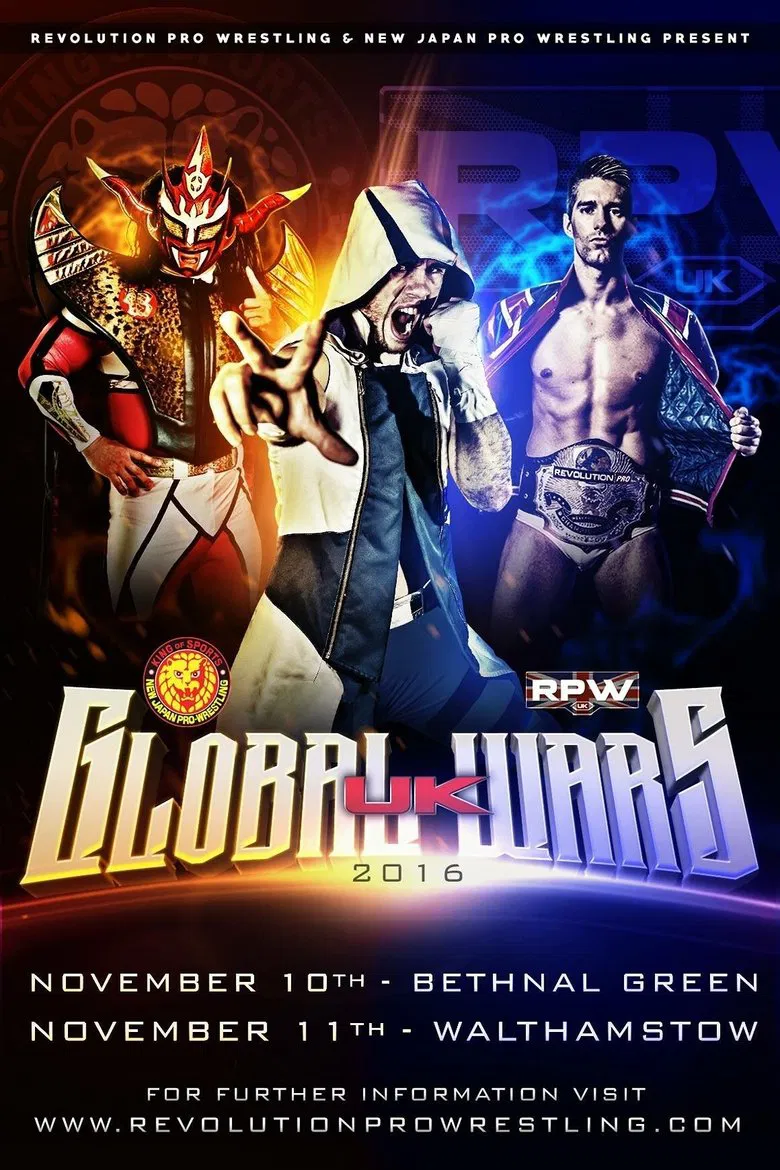 RevPro & NJPW: Global Wars UK 2016 - Night 2 poster background