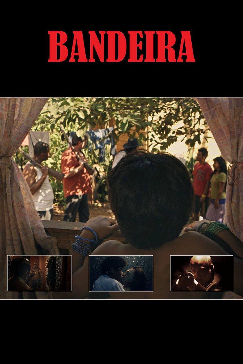 Four-Colored Banner poster background