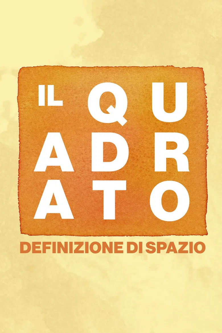 Il quadrato. Definizione di spazio poster background