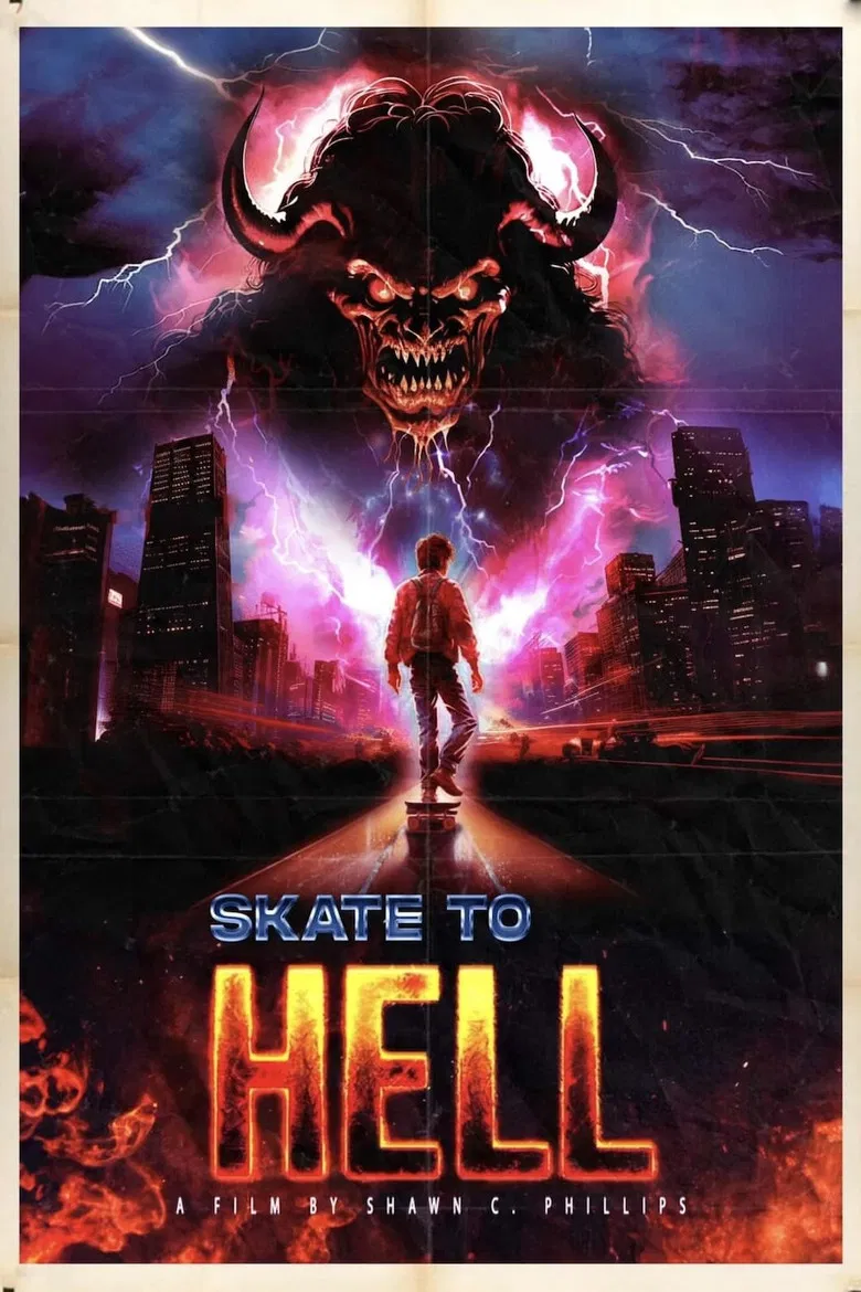 Skate to Hell poster background