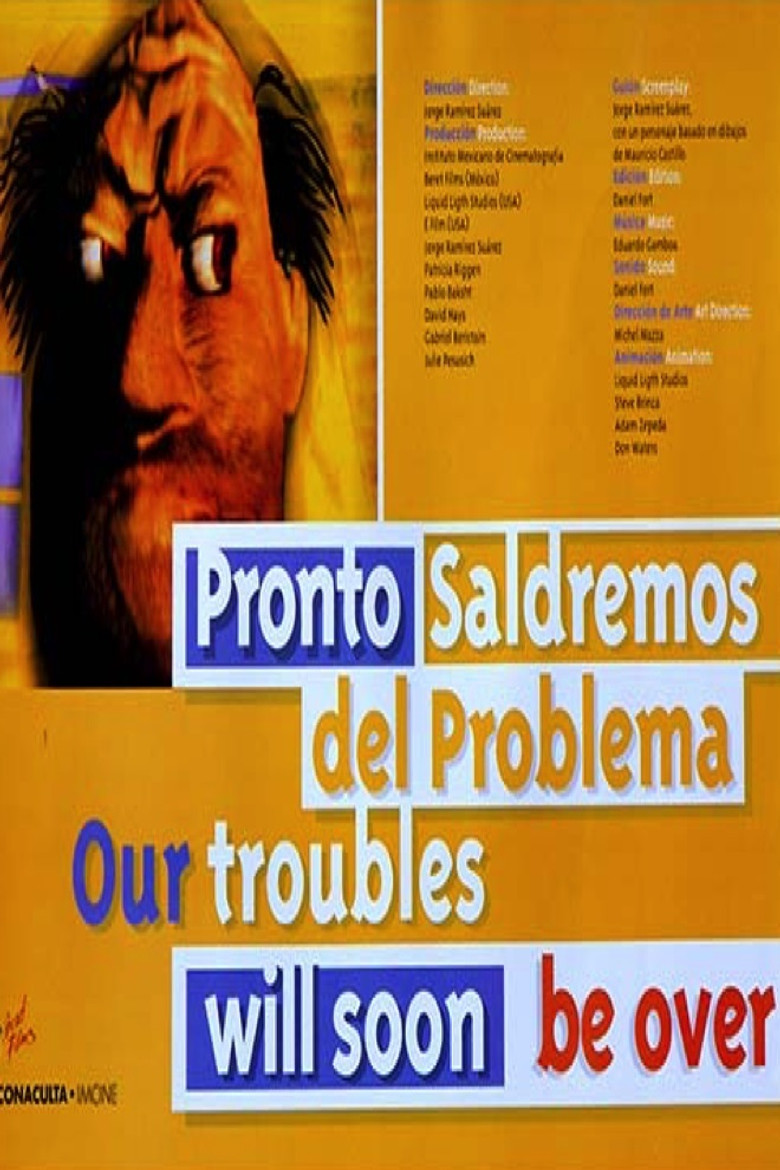 Our Troubles will soon be Over poster background