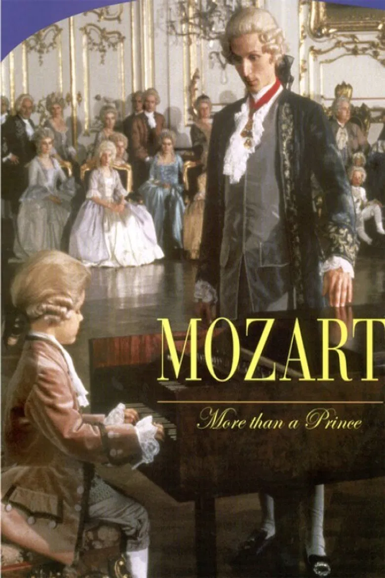 Wolfgang A. Mozart poster background