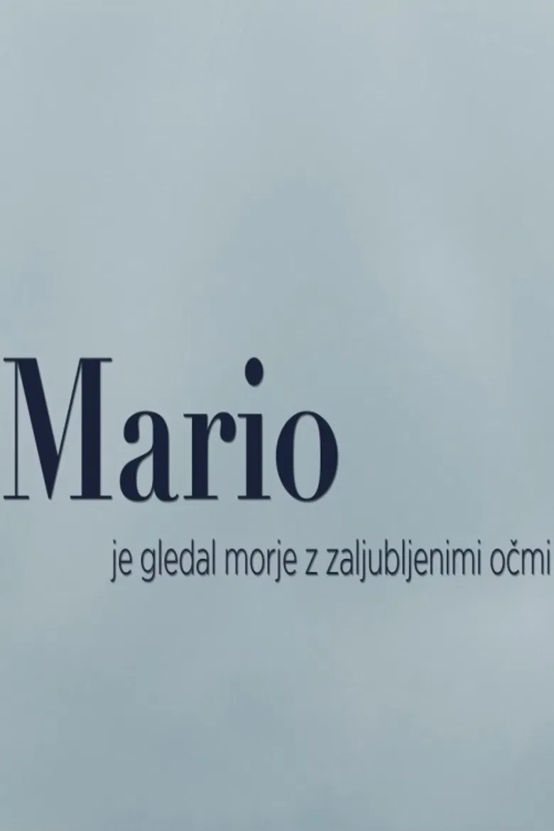 Mario Was Watching the Sea With Love poster background