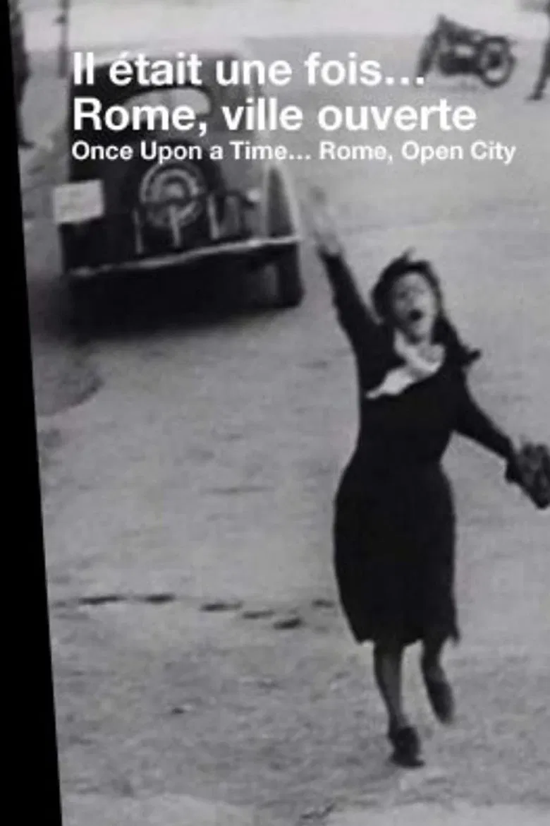 Once Upon a Time... 'Rome, Open City' poster background