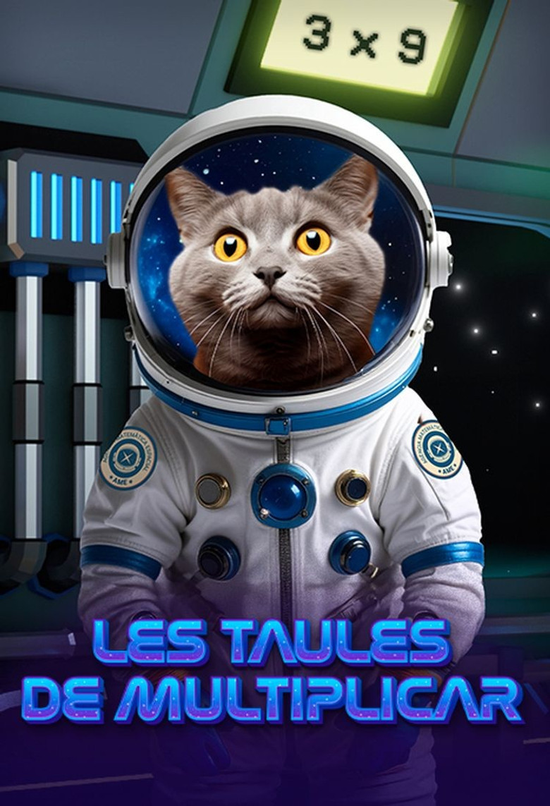 Les taules de multiplicar poster background