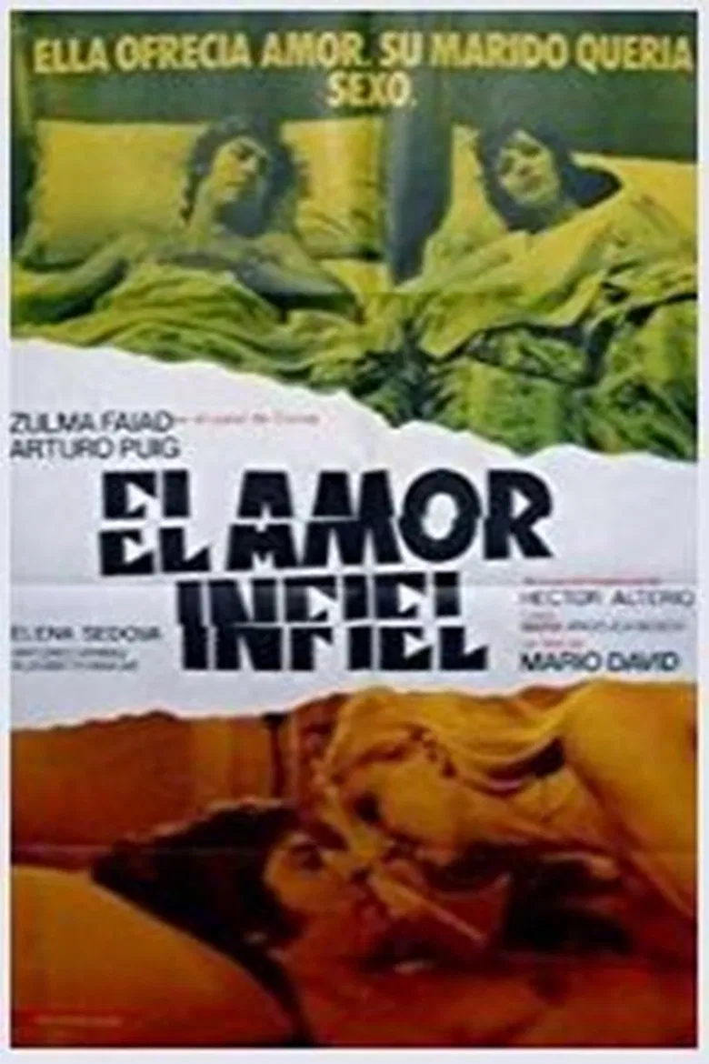 El amor infiel poster background
