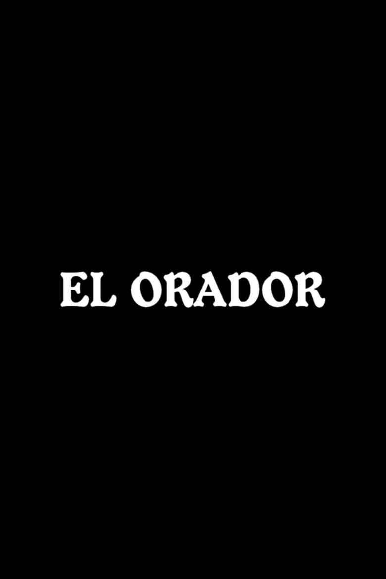 El orador poster background
