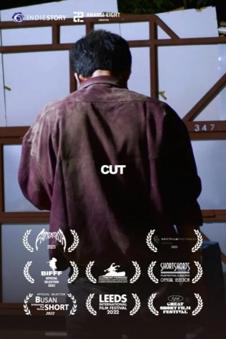 Cut poster background