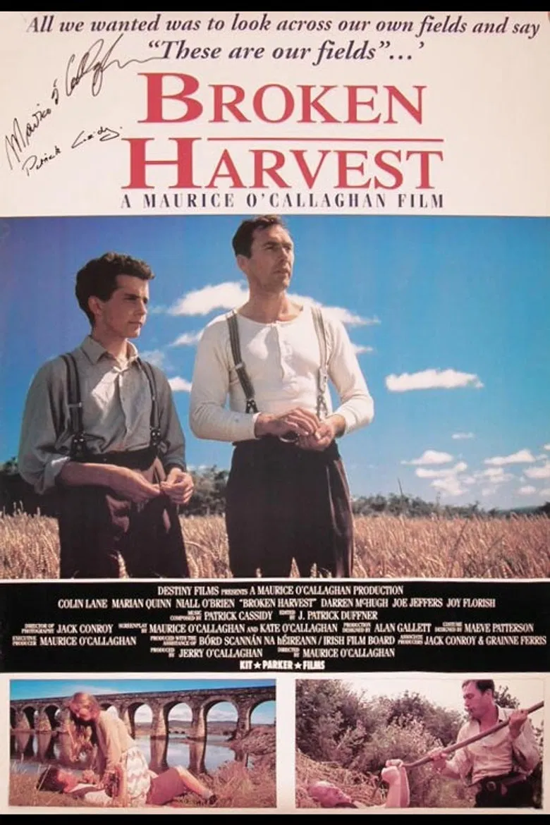 Broken Harvest poster background