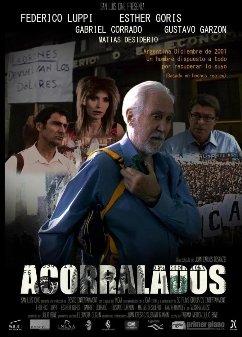 Acorralados poster background