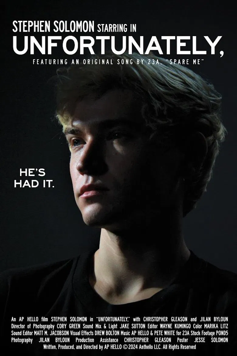 Unfortunately, poster background