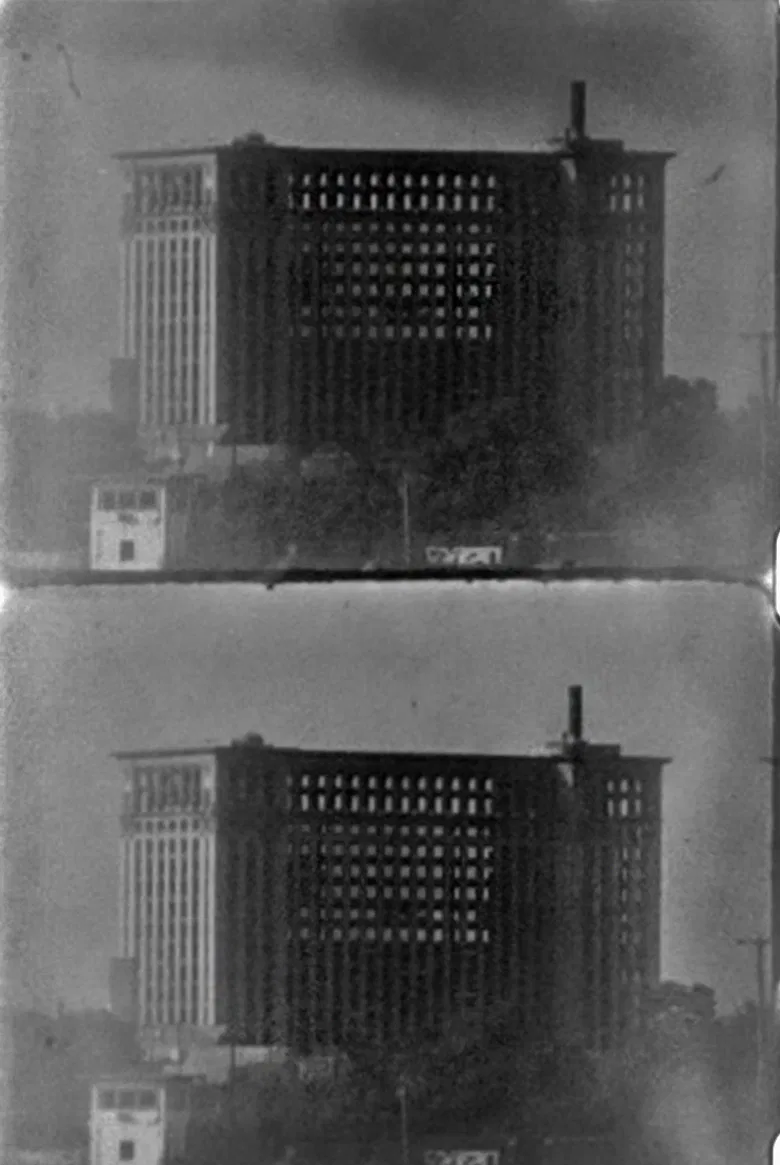 Michigan Central Station poster background