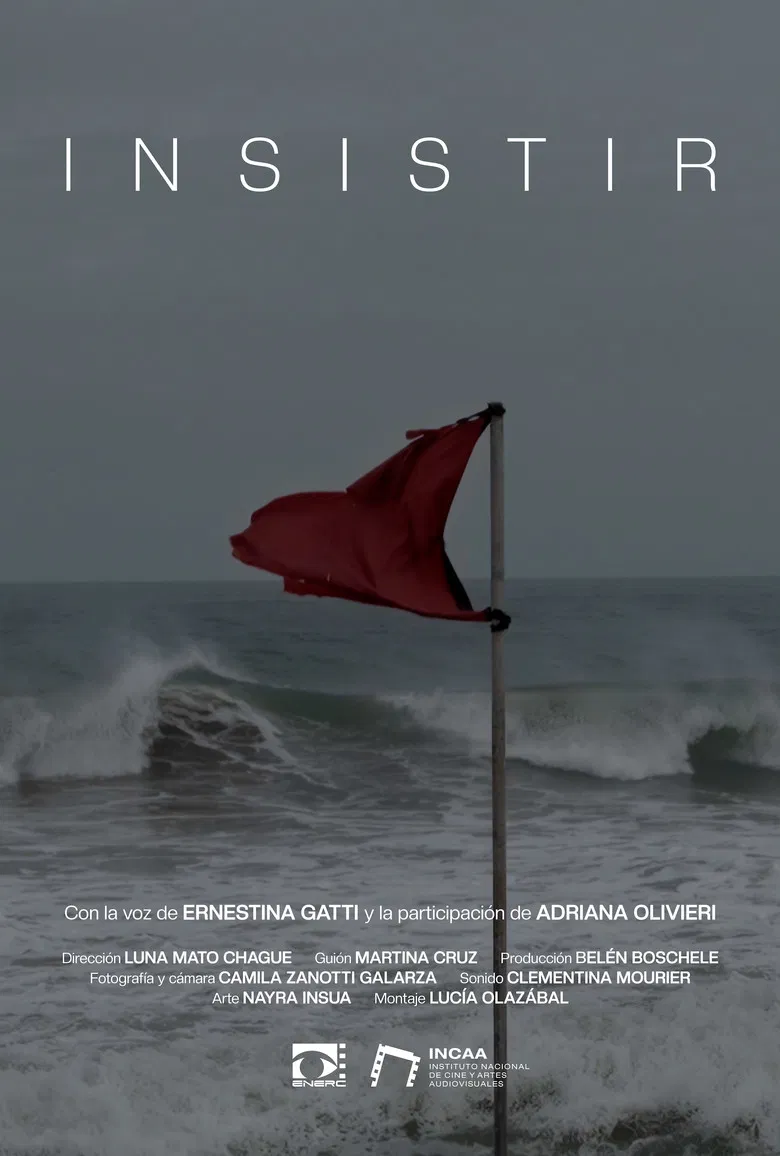 Insistir poster background