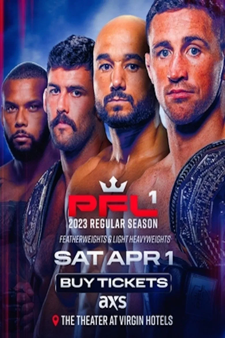 PFL 2023 #1: Regular Season - Loughnane vs. Moraes poster background