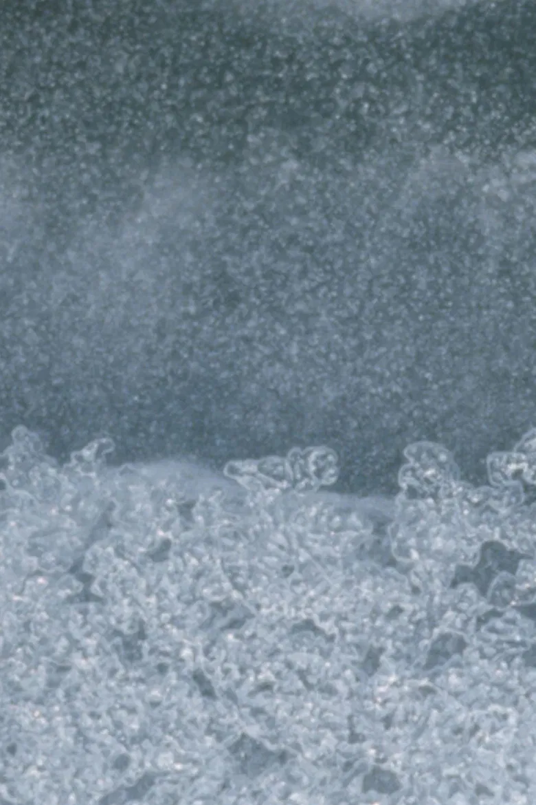 Alone Sleeps the Water, Frozen She Awakes poster background