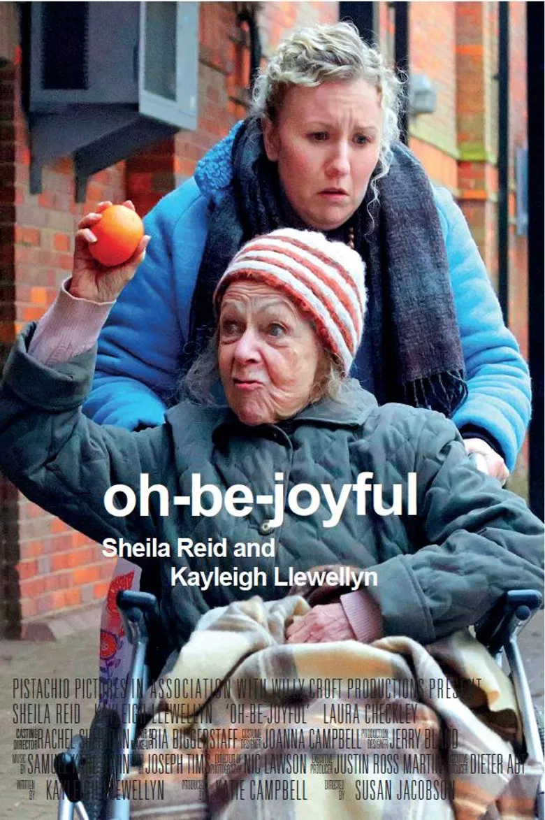 Oh Be Joyful poster background