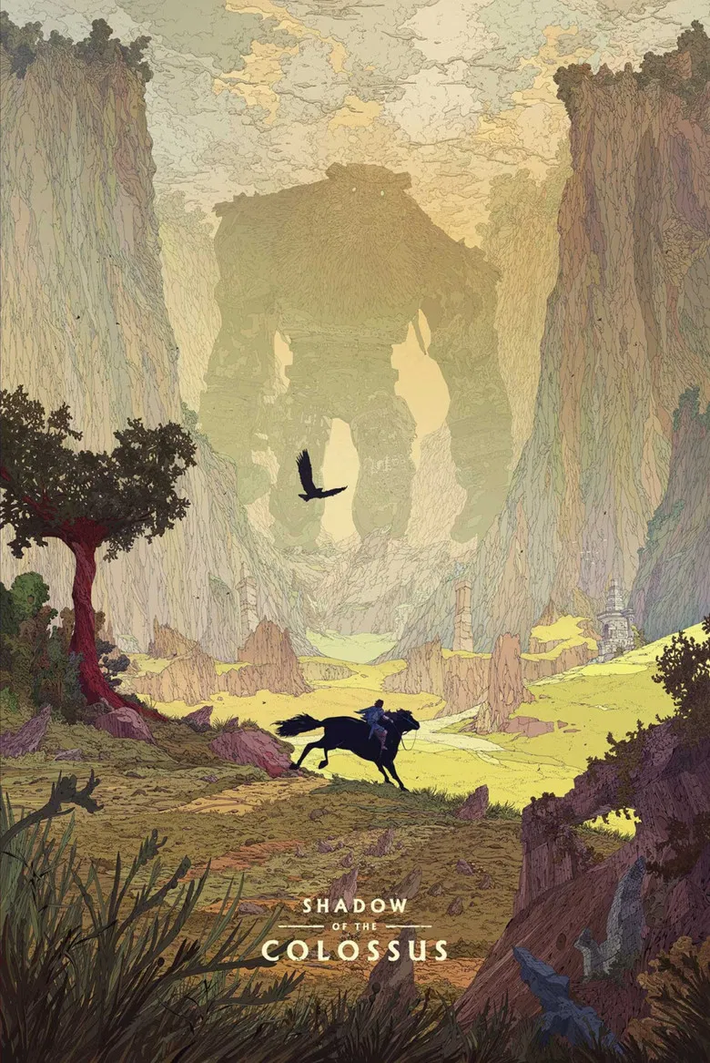 Shadow of the Colossus poster background