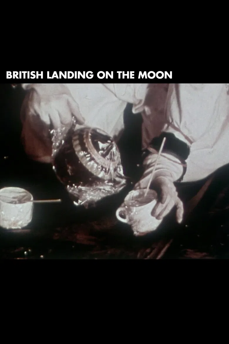 British Landing on the Moon poster background