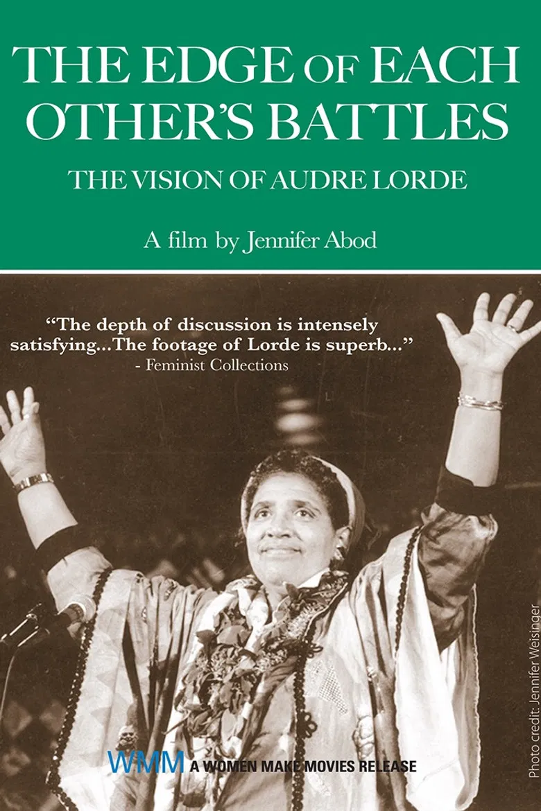 The Edge of Each Other's Battles: The Vision of Audre Lorde poster background