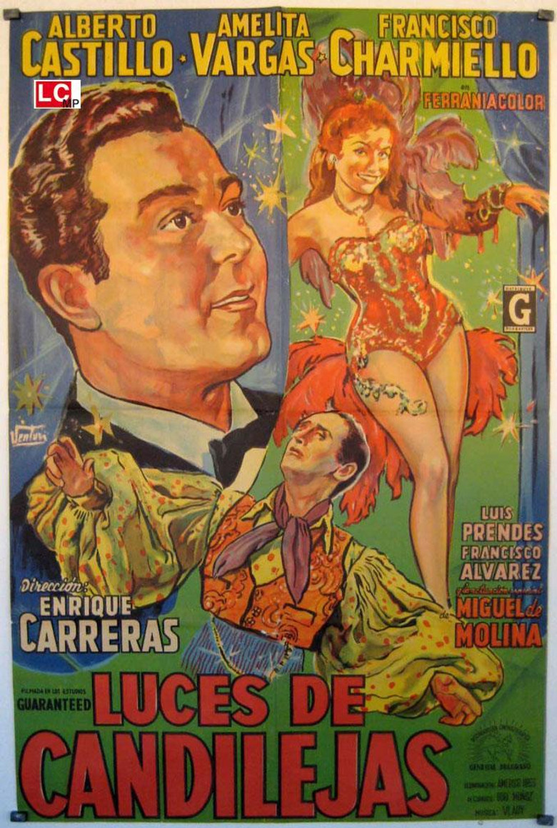 Luces de candilejas poster background