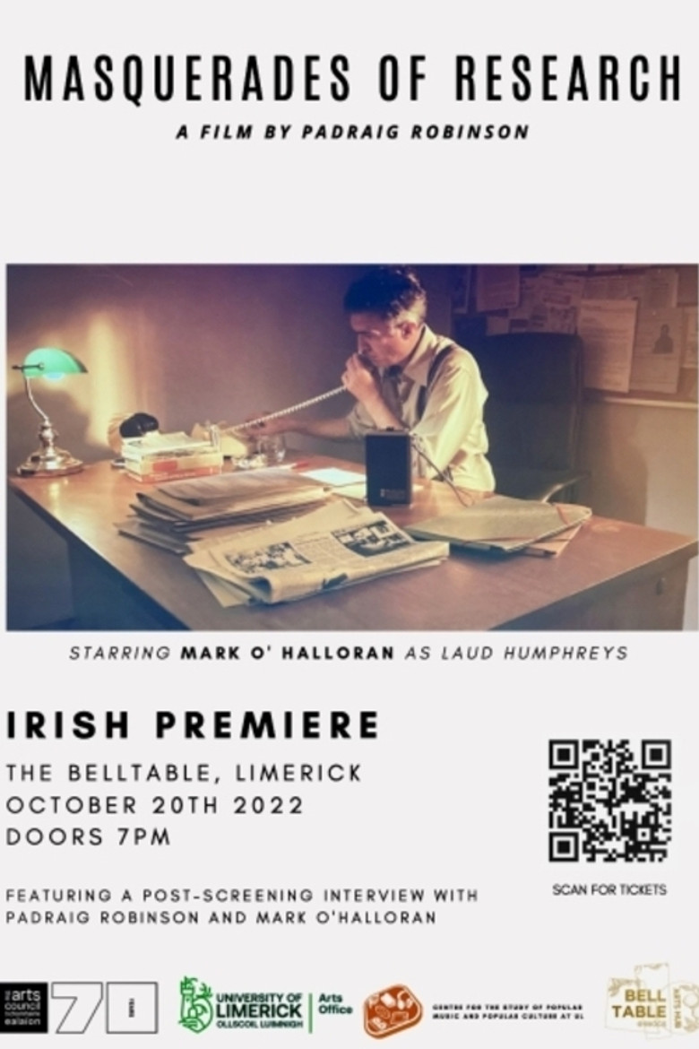 Masquerades of Research poster background