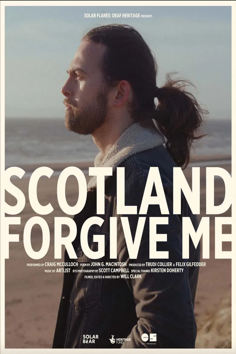 Scotland, Forgive Me poster background