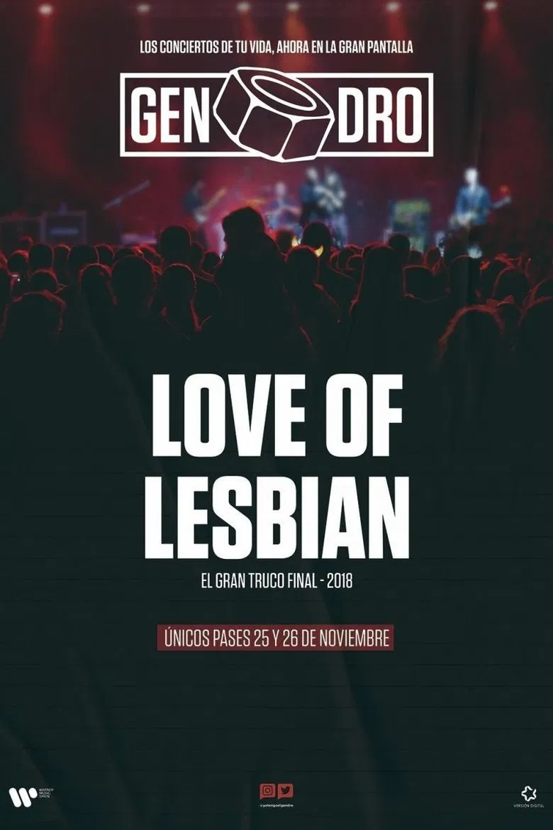 Love of Lesbian: El gran truco final poster background