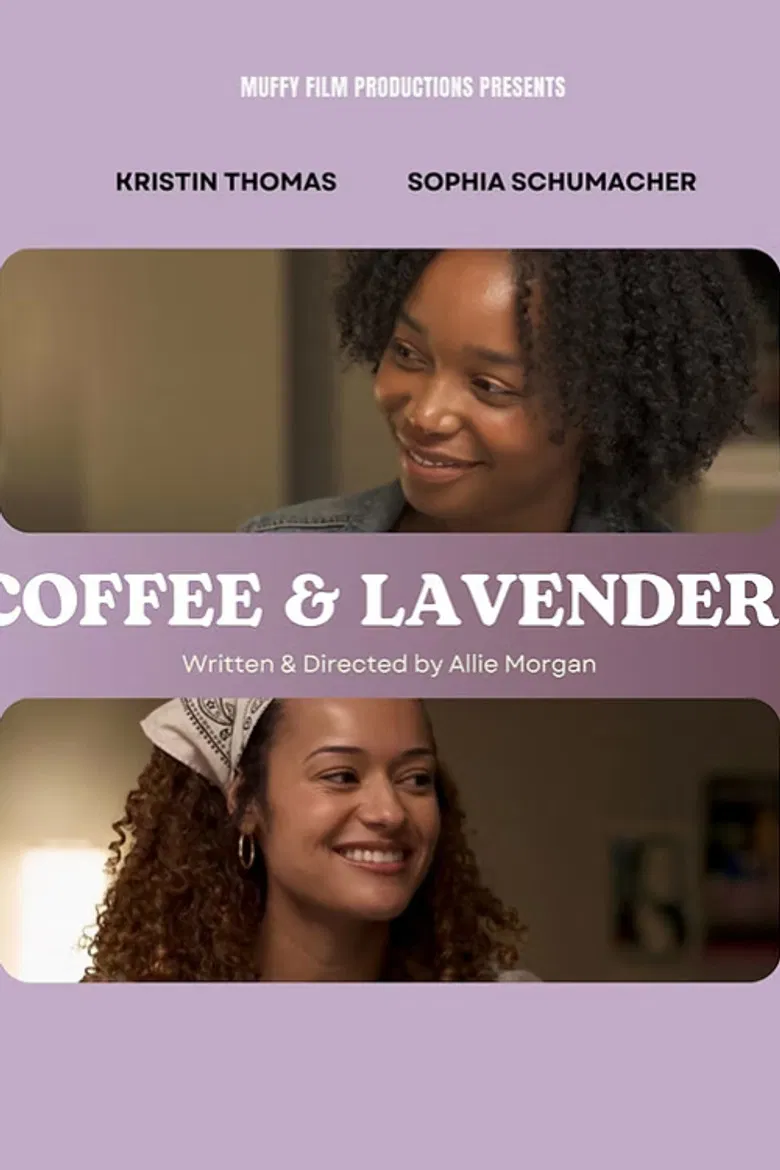Coffee & Lavender poster background