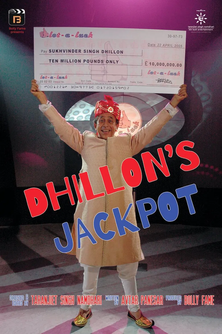 Dhillon's Jackpot poster background
