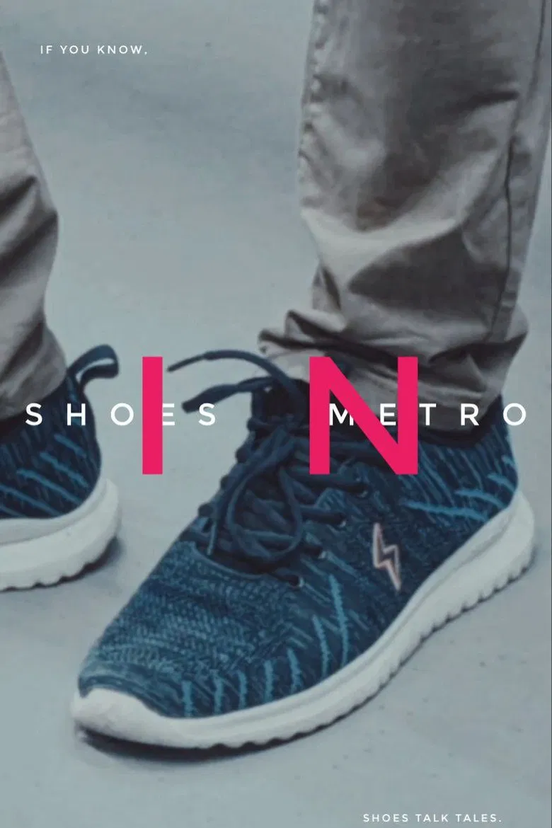 Shoes in Metro poster background