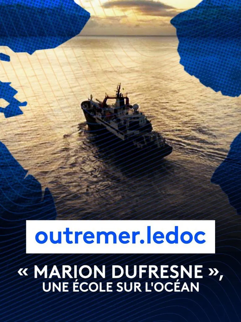 Marion Dufresne, une école sur l'océan poster background
