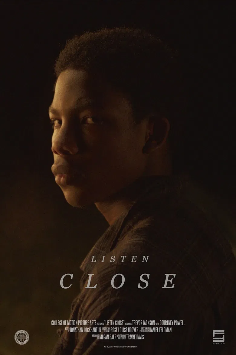 Listen Close poster background