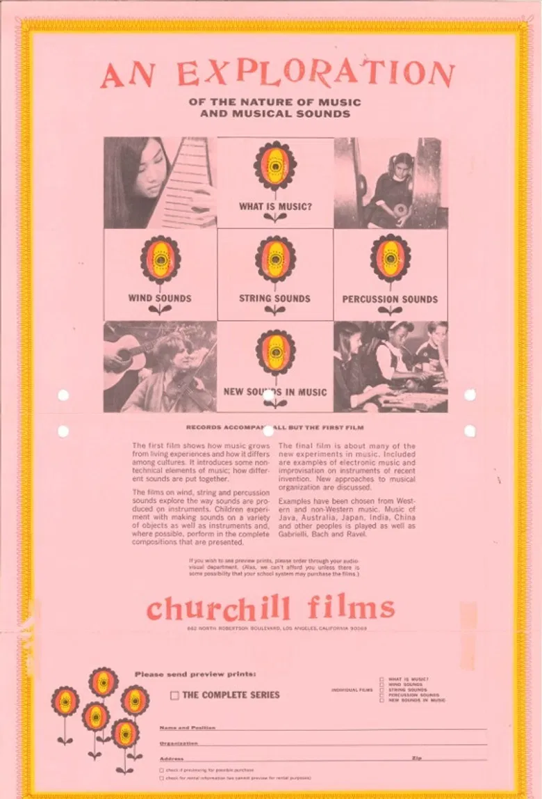 New Sounds in Music poster background