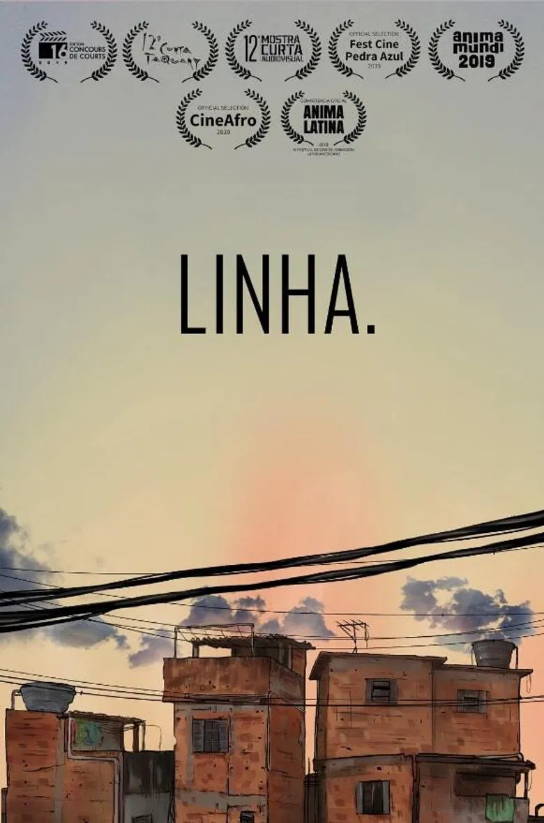 Linha. poster background