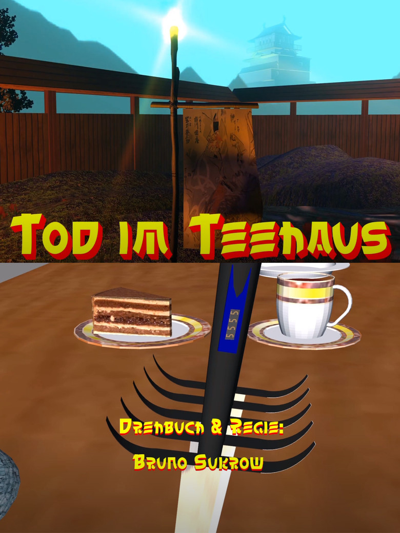 Tod im Teehaus poster background