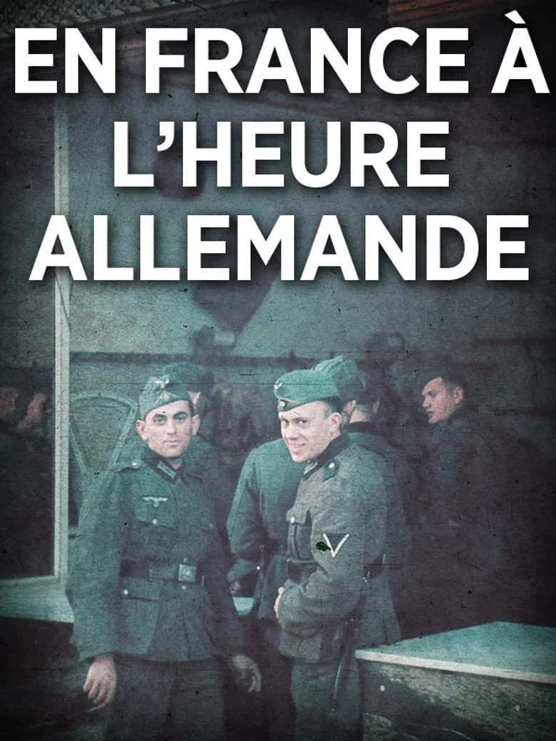 En France, à l'heure allemande poster background